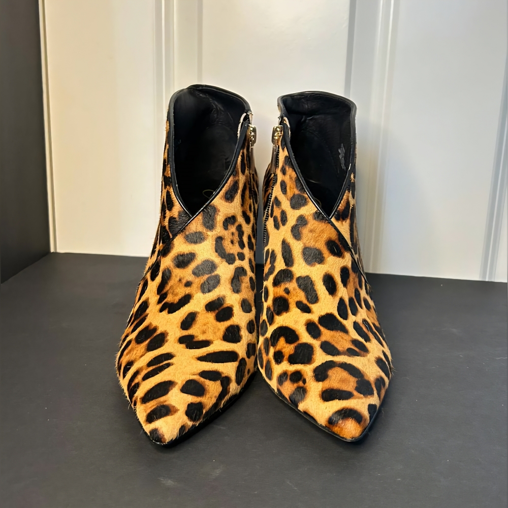 Jessica Simpson Animal Print Ankle Booties